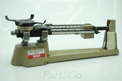 OHAUS Triple beam balance weighing instrument not calibrated 610gr max weight