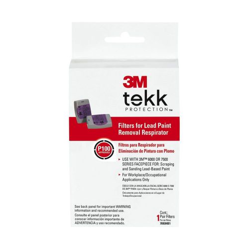 3M TEKK Filters for Lead Paint Removal 7093HB1 - 1 Pair for 6000 &amp; 7500 Series