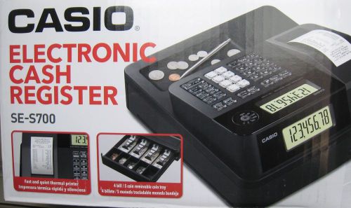 CASIO SE-S700 CASH REGISTER , NEW IN BOX