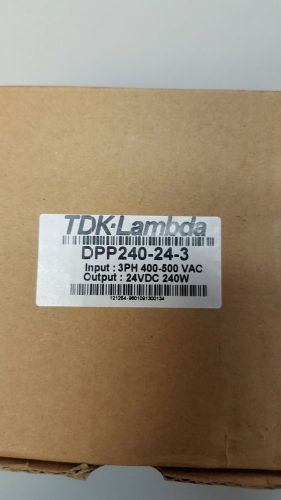 New TDK-LAMBDA DPP240-24-3 Switching Power supply
