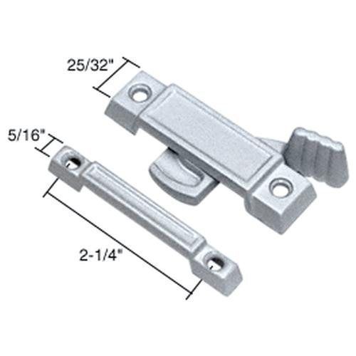Chrome window sash lock with 2-1/4&#034; screw holes f2531 universal design for sale