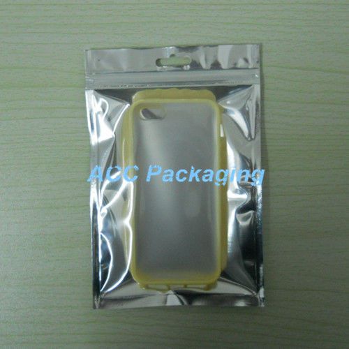 Flat Zip Lock Aluminum Foil Reclosable Retail Mylar Bags Packaging Pouch Zipper