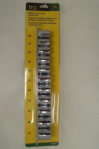 John Deere Metric 1/2 inch Drive 11-piece Socket Set TY19944