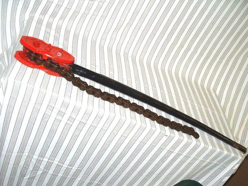 VINTAGE J.H.Williams Vulcan #33 Chain Pipe Wrench 27&#034;  Chain