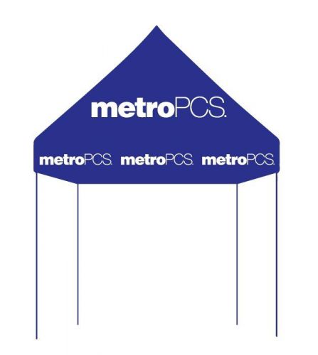METRO PCS 10 X 10 FULL CANOPY (FRAME INCLUDED)