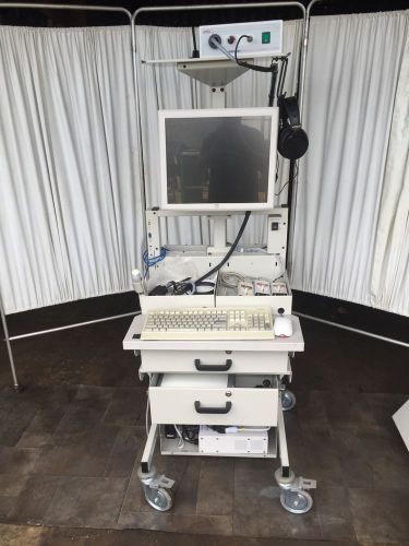 Telemedicine cart, amd 400 video ent otoscope,stethoscope,camera , scanner for sale
