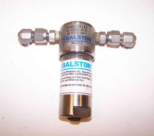 Balston Filter Model 91S6 Stainless Body &amp; Fittings Used
