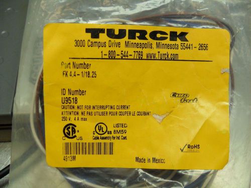 TURCK FK 4.4-1/18.25 - U9518    new free ship USA Seller