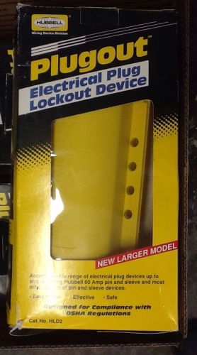 HUBBELL HLD2 PLUGOUT ELECTRICAL PLUG LOCKOUT DEVICE *NEW IN BOX*