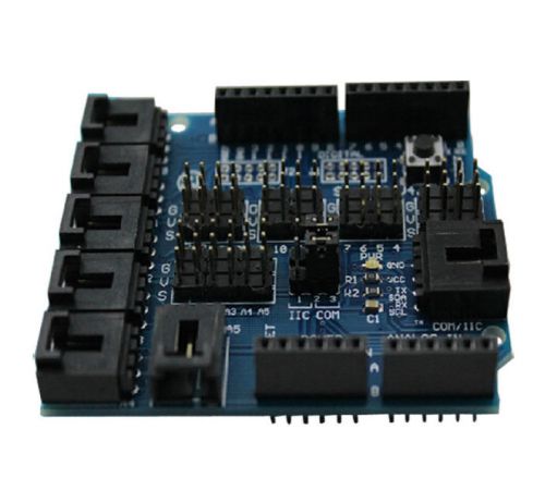 1Pcs Sensor Shield V4 Digital Analog Module UNO Duemilanove for Arduino Servo
