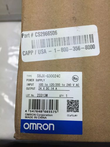 NEW OMRON S8JX-G30024C POWER SUPPLY