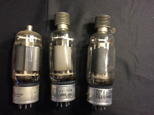 Three (3) RCA Radiotron 813 Pentode Beam Power Tubes