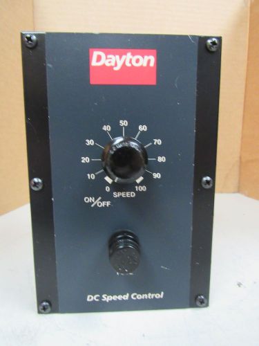 DAYTON DC SPEED CONTROL 5X412D 115VAC 1/35-1/6 HP 1 PH