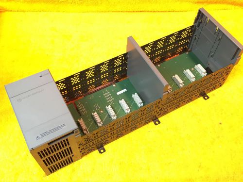 ***PERFECT** ALLEN BRADLEY 1746-P2 POWER SUPPLY &amp; 1746-A10 10-SLOT CHASSIS  RACK