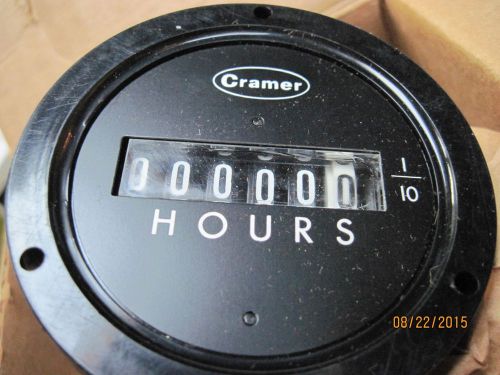 Cramer Hour Meter, TYPE 6350-A Elapsed Time Indicator 4-40 VOLTS DC