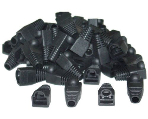 150 PC  Strain Relief Boots-Black