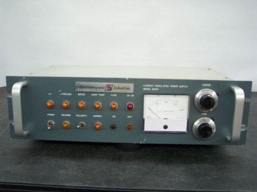 SPECTROMAGNETIC INDUSTRIES MODEL 6004 CURRENT REGULATED POWER SUPPLY VINTAGE