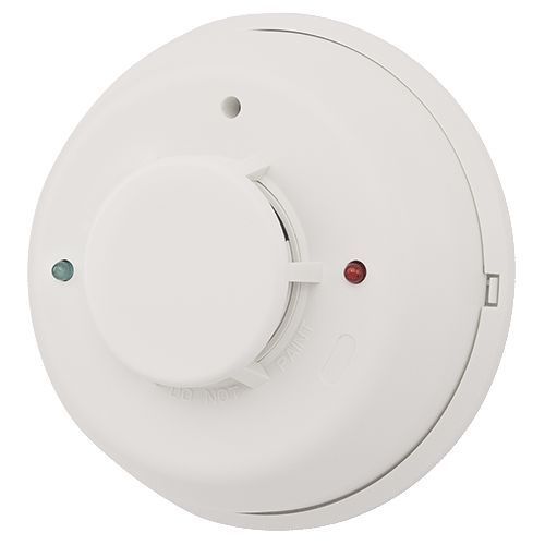 System sensor 4wtr-b 4-wire plug-in photoelectric w/ base smoke detectors for sale