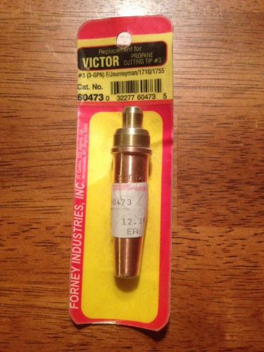 Victor cutting tip propane #3 3-gpn new in package 60473 for sale