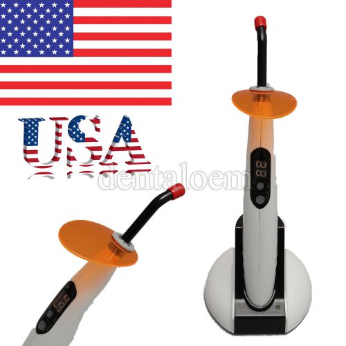 Dental wireless cordless led -b curing light lamp w/ tools whitening usa stock for sale