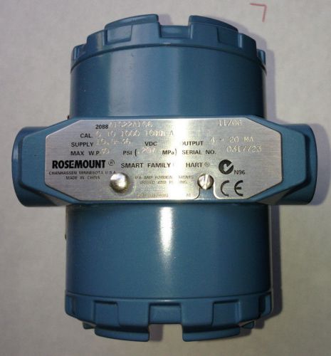 Rosemount,2088,Gage, Pressure Transmitter,2088A1S22A1C6