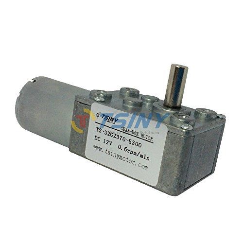 High Torque Electric DC 12v Gear Motor with Low Speed 0.6RPM