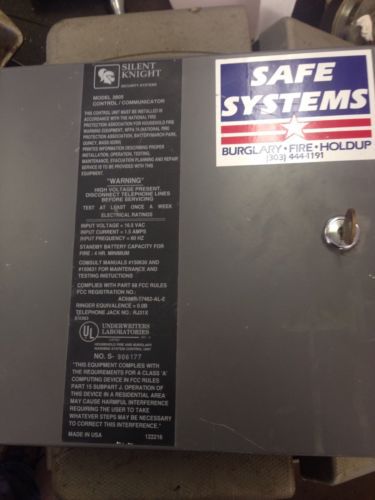 Silent Knight Security System Control Box Model 2605