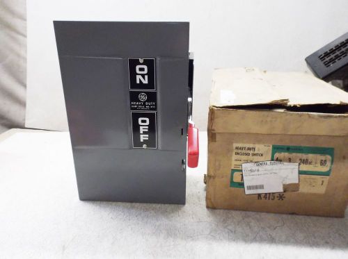 GENERAL ELECTRIC TH4322 SAFETY SWITCH, 60 AMP (NEW)