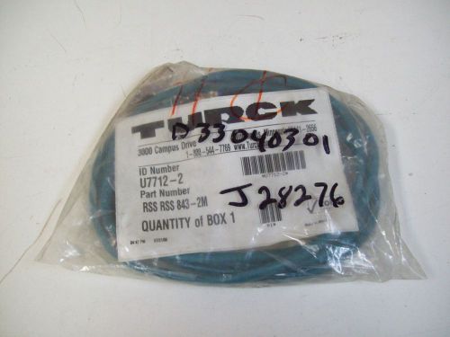 TURCK RSS RSS 843-2M 8-PIN CORDSET CABLE - NEW - FREE SHIPPING!
