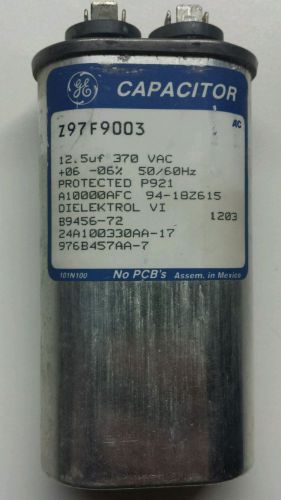 General Electric Model: Z97F9003 Capacitor.  12.5uf 370VAC Tested good capacitor
