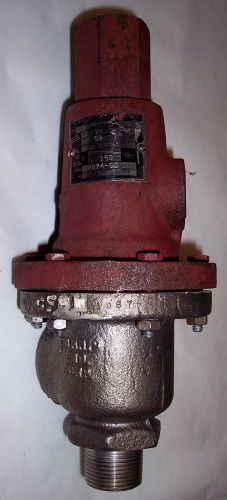 Teledyne farris 1006 safety pressure relief vvalve 69 gpm 150 psi stainless body for sale