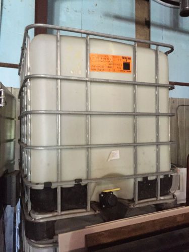 275 Gallon Tote Metal Cage Liquid Storage Water Rain Fuel Oil