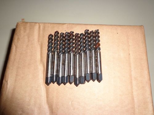 G.T.D USA                  1/4-28 Spiral 3 Flute Tap LOT OF 10