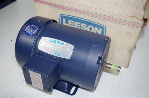 Leeson 1hp ac motor # 110035.00  # c6t17fb2b  208-230/460vac 60/50hz.  1725rpm for sale