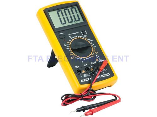 Large lcd professional handheld digital multitester ammeter voltmeter multimeter for sale