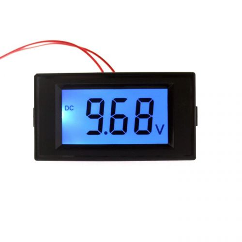 Car motorcycle digital lcd display voltmeter dc 7.5-19.99V voltage panel meter