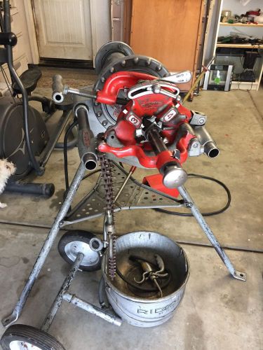Ridgid 300 pipe threader machine with oiler complete for sale