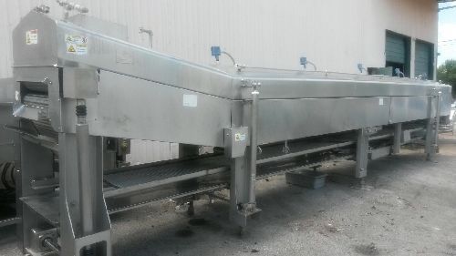 24in. wide indirect-heated thermal fluid fryer pkg for sale