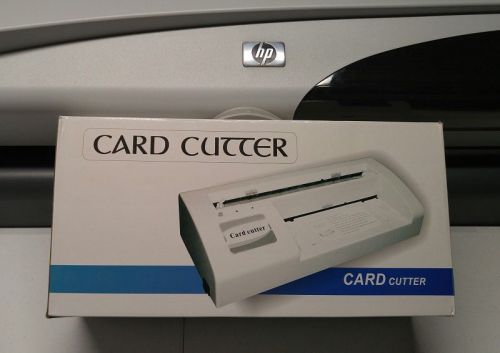 110V Full Bleed 3.5 X 2.0&#034; Standard Business Name Card Paper Cutter Slitter 10up
