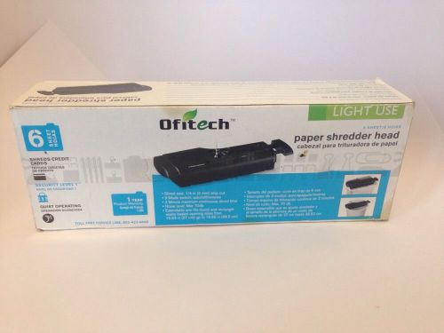 Ofitech Os603H 6 Sheet Paper Shredder Head