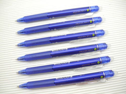 10 Pcs Pilot Frixion LFBK-23EF Retractable 0.5mm Extra Fine RollerBall Pen, BL