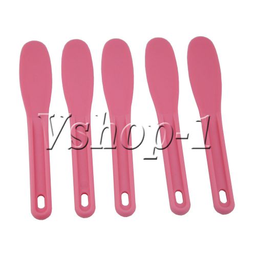 5 pcs dental lab plastic spatula dental tools - new pink colored alginate v-1 for sale