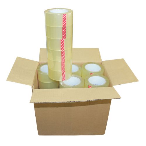 36 Rolls - 2&#034; x 110 Yards (330&#039; ft) Clear Packing Package Tape