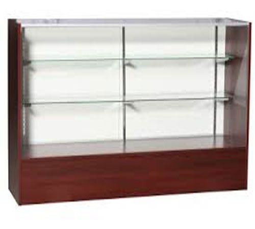 JEWELRY SHOWCASES 2X and POS Desk Excellent CHERRY FULL VISION