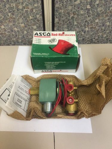 1/4&#034; ASCO Red Hat II HT8345G1MO 2,3,4-way Solenoid Valve NIB