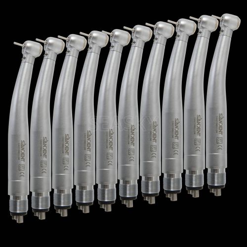 10 new dental high fast speed handpiece fiber optic wdm type single point spray for sale