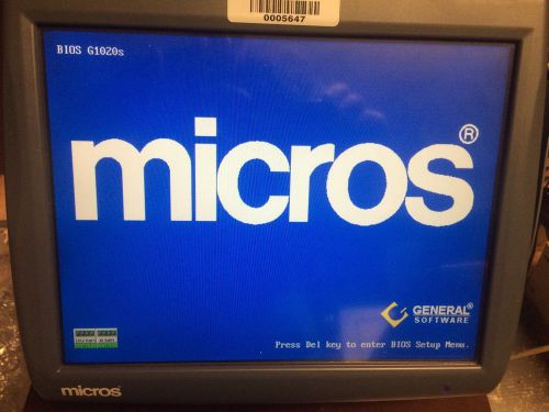 Micros WS5 Terminal with Stand (Great Condition)