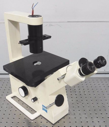 C119797 Carl Zeiss Telaval 31 Inverted Microscope, Condenser, 10X 20X Objectives