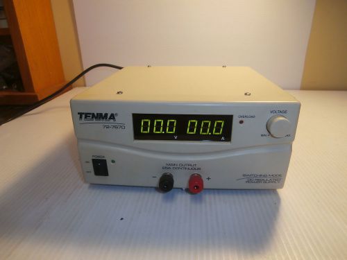 Vintage Tenma 72-7670 Switching Mode DC Regulated Power Supply Fully Functional