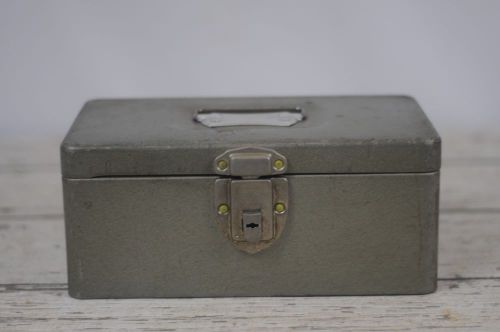 Vintage Swanco Metal Storage Cash Lock Box Without Key